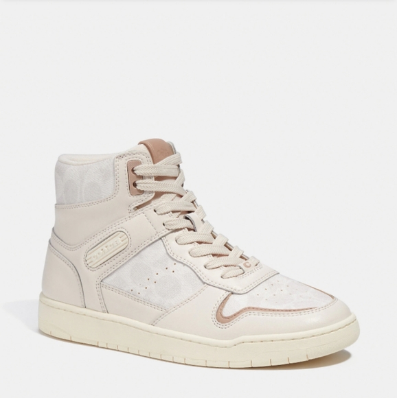 Coach High Top Sneaker in Signature Canvas - Picture 4 of 13